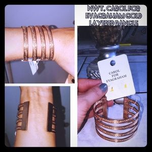 Nwt, Carol for Evagraham bangle bracelet